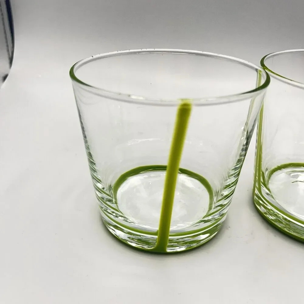 Green Glasses - Set Of 2